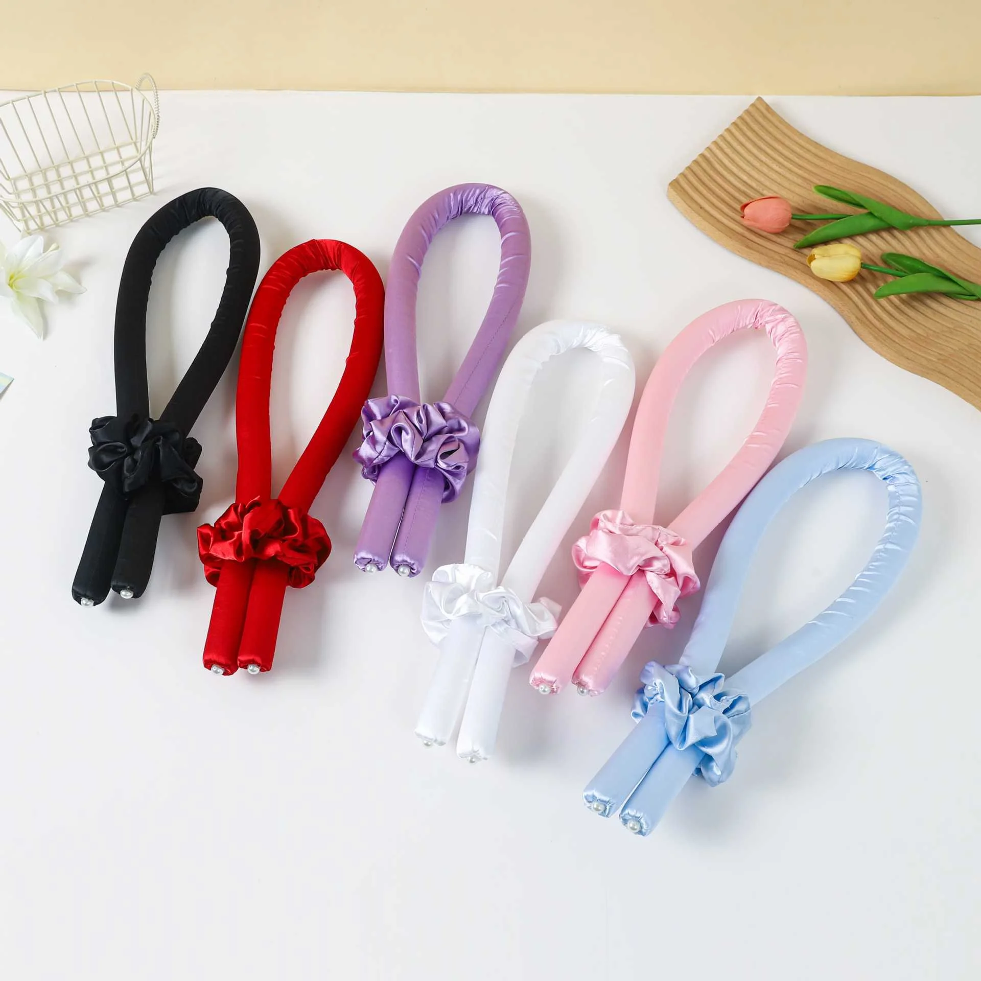 Gmagic Heatless Silk Curling Rod Headband Set - Soft Overnight Curler - view 1