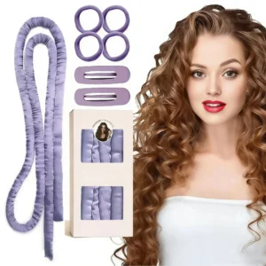 Satin Heatless Hair Curler Set